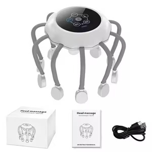 Masseur électrique du cuir chevelu Phenitech avec 5 modes, masseur de tête, gratte-tête avec thérapie par lumière rouge - Product Image 6