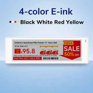 Etiqueta de Precio Inteligente MinewTag de 4.3 Pulgadas, Delgada, con Pantalla de Tinta Electrónica de 4 Colores, Plástico ABS, para Supermercado, Etiqueta Electrónica de Estante con Bluetooth - Product Image 6
