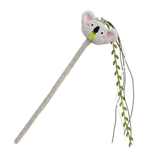 Xiduoyu Nouvelle jouet en peluche koala pour chat avec pompons - Fournitures pour animaux de compagnie robustes et résistantes aux morsures - Product Image 4