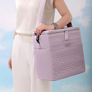 New <b>Portable</b> Fashion Outdoor Ice Bag Large Capacity Picnic <b>Portable</b> Bento Bag Biker Meal <b>Warmer</b> Bag - Product Image 6