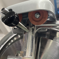 Nouveau modèle de trancheuse à viande semi-automatique série B, machine de transformation alimentaire pour viande, jambon, fromage HBS-250B
