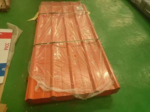 Prix discount d'usine matériaux de toiture de haute qualité 2mm plaques d'acier galvanisées pré-peintes tôle de toiture en acier ondulé - Product Image 2