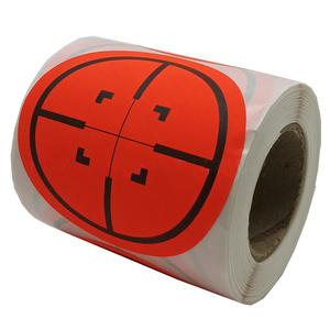 Autocollants de cible de tir à croix de 3 pouces, points fluorescents ronds pour une calibration rapide de la visée, directement de l'usine - Product Image 4