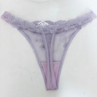 Ensemble 2 pièces de lingerie féminine sexy en dentelle brodée florale, soutien-gorge push-up et string taille basse, bretelles réglables, avec nœud, ODM
