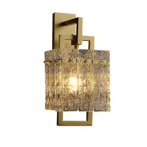 China supplier luxury design wall lamp internale art deco wall light luxury bedroom bedside nordic led wall lamp for home