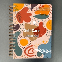 Livre de soins personnels imprimé sur mesure a5 Journal de soins personnels de luxe à couverture rigide en gros