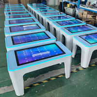 Table de jeu LED pour enfants de 32 pouces avec écran tactile intelligent, disponible en plusieurs couleurs
