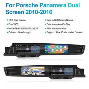 Nuevo Reproductor Multimedia Estéreo para Auto con Pantalla Dual Android Navihua para Porsche Panamera 2010-2016, Reproductor de Video con Carplay - Product Image 2