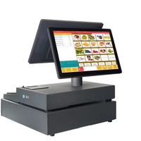 SUNSON SP07 Ordinateur de bureau tout-en-un 15,6 pouces Écran tactile Windows/Android POS avec tiroir-caisse Imprimante thermique 58 mm