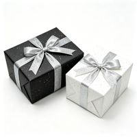 Papier de soie brillant noir et blanc 17 g/m² pour emballage cadeau, papier d'emballage scintillant coloré