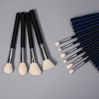 Dongmei Lot de 10 pinceaux de maquillage Kit de pinceaux de maquillage de luxe Manche en bois Vente en gros Pinceaux de maquillage pour cosmétiques de marque privée