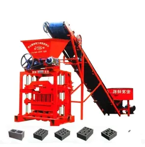 Small brick making machine QT4-35 low investment high profit business solid brick making machine