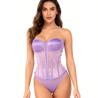 Corsets vintage SXLH pour femmes, grandes tailles, corset édition la plus récente, corset moderne en brocart pour femmes