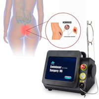 Traitement au laser de proctologie 980 nm 1470 nm Hémorroïdes Fistule Hémorroïdes Sinus pilonidien Diode laser de découpe Appareil chirurgical