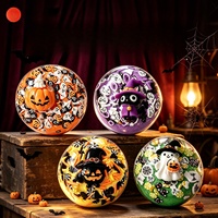 Nouveau design original Vaseline Halloween Citrouille en boule faite à la main Jouets Squishy à rebond lent pour décompression par le pressage