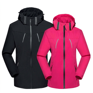 Veste Softshell à Capuche Décontractée pour Femme, Respirante, Grande Taille, Imperméable, Fermeture Éclair, Coupe-Vent – Meilleure Vente - Product Image 1