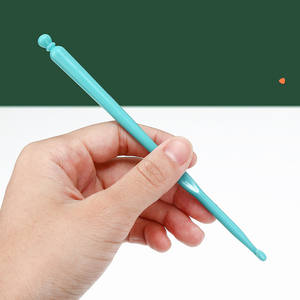 Juego de agujas de ganchillo largas al por mayor, <span class=keywords><strong>gancho</strong></span> de ganchillo de colores con mango ABS, herramientas de tejido de hilo DIY <span class=keywords><strong>para</strong></span> tejer mantas - Product Image 2