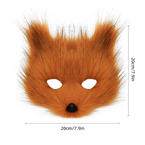 Máscaras <span class=keywords><strong>de</strong></span> bola <span class=keywords><strong>de</strong></span> Halloween Animal Wolf Fox Máscaras <span class=keywords><strong>de</strong></span> maquillaje para hombres y mujeres Exposición <span class=keywords><strong>de</strong></span> animación Cosplay Festival Performance Props - Product Image 6