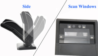 Pemindai kode Qr AW-8208 Desktop bebas genggam 2D pemindai kode Qr Supermarket