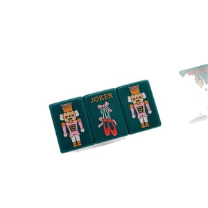 Set da Gioco Mahjong Americano di Lusso Personalizzato Rosa Schiaccianoci, 160 Tessere, 3 Strati, in Plastica Incisa, Marca TOGYE, Regalo Portatile per Adulti - Product Image 4