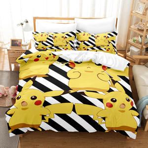 High Quality Custom Printing Cartoon Quilt Duvet Cover Bed Sheets <b>Pillow</b> Case 3pcs 4pcs Kids Toddlers Boys Bedding Sets - Product Image 5