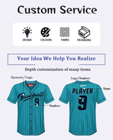 Maillots de baseball courts sublimés à dégradé de couleurs, grande taille, broderie personnalisée, uniforme sportif unisexe, sur mesure rapide – Vente chaude