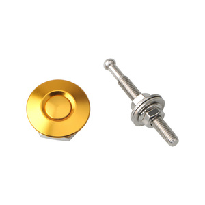 Kit de Verrous de Capot Mini Racing 30mm à Libération Rapide par Bouton-Poussoir, en Aluminium Usiné CNC de Précision, Vente Directe Usine - Product Image 5