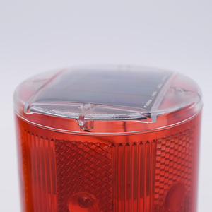 Deke PC đường xây dựng năng lượng mặt trời Powered <span class=keywords><strong>LED</strong></span> an toàn giao thông Cone nhấp nháy cảnh báo ánh sáng - Product Image 4