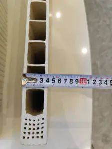 Bahan Mentah murni ekstrusi panas pabrik 100% papan Panel pintu PVC menyarankan tahan air
