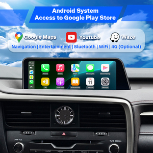 Автомобильный <span class=keywords><strong>DVD</strong></span>-плеер Lexus RX 2016-2019, премиум-версия, 12.3'' монитор с беспроводным CarPlay и Android Auto, интерфейс Binarytek - Product Image 3