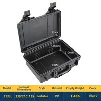 Boîte de rangement tactique industrielle étanche IP65 et antichoc avec mousse personnalisée pour outils, OEM ODM