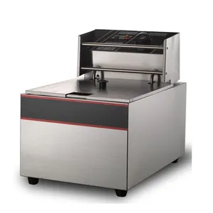 Equipo de cocina RTK Freidora profunda Máquina de pollo (1 tanque, 1 cesta) Freidora de patatas fritas Equipo de aperitivos de comida rápida