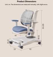 Chaise d'apprentissage pour enfants Vente en gros à bas prix Design ergonomique Chaise d'étude pour enfants à hauteur réglable pour enfant