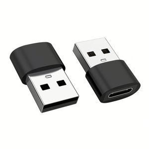 USB2.0 to Type-Cメスアダプター 急速充電 車載コンピューターケーブル 直流出力 新品 ヘッドホンデータ変換用 - Product Image 1