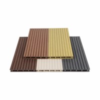 Planches de terrasse creuses en WPC, étanches, antidérapantes, imitation bois, parquet écologique, à emboîtement pour entrepôt
