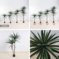 Pohon Lanskap Buatan Tinggi 150cm, Agave Sisalana Sisal Buatan untuk Dekorasi Besar di Pusat Perbelanjaan dan Aula Pameran