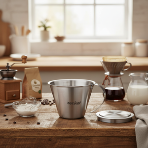 250ml misurino eco-friendly con bilancia graduata e coperchio per la cottura e il caffè uso domestico strumenti di misurazione - Product Image 3