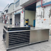 Machine à glace en blocs à refroidissement direct 3000 kg/24h automatique, blocs de glace de 10 kg, industrielle, en acier inoxydable, 380V, avec système de stockage de 500 kg