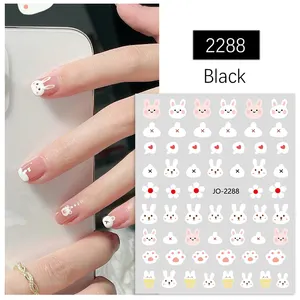 Latest Decorative Nail Sticker Rabbit 12 Specifications Year of the Rabbit nail stickers