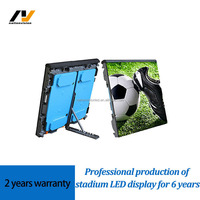 Layar Video Wall Olahraga Perimeter Stadion Baru Tahan Air IP65 Luar Ruangan P4 P5 P6 P8 P10