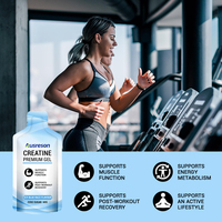 Créatine sans sucre OEM, électrolyte HCl 200 Mesh, suppléments sportifs, récupération post-entraînement, vente en gros, créatine monohydrate pure en gel