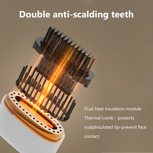 Pettine Portatile Mini Tascabile per Massaggio Capelli, Uso Bagnato/Asciutto, Senza Fili, per Capelli Lisci - Product Image 2