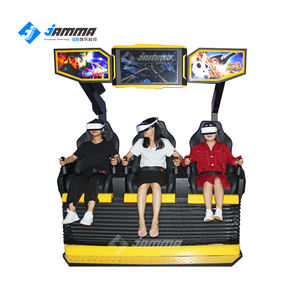 Selbst unterstützter münz betriebener 9D VR Cineme Simulator Arcade Game Machine <span class=keywords><strong>Motion</strong></span> Chair für 3 Spieler für den Einsatz im Indoor-Einkaufs zentrum - Product Image 4