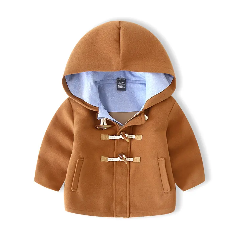 Wholesale Newborn Baby Clothes Winter For Children Jacket Windproof Khaki Boys Coats
