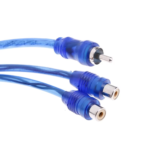 Cable de Audio RCA de 1 Macho a 2 Hembras, Cable Divisor en <span class=keywords><strong>Y</strong></span> RCA Hembra a Macho para Estéreo de Auto - Product Image 3