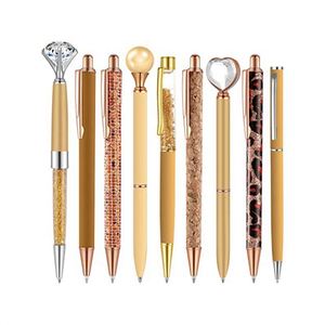Logo High Quality Wholesale <b>Crystal</b> Diamond <b>Top</b> Metal Ballpoint Pen - Product Image 3