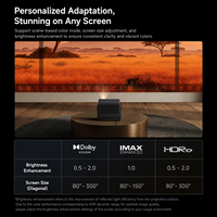 Projecteur laser triple 4K XGIMI RS30 Ultra, 6100 lumens ISO, home cinéma intelligent, 240 Hz, jeux, haut-parleurs intégrés, zoom optique DLP
