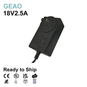 18V 2.5A脱毛装置Trasound血压计研磨机3v 5v 12v 24v 1a 2a 3a 5a电源适配器