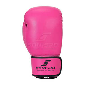 Guantes de boxeo y kickboxing de cuero PU de cuero de vaca de 8oz y 12oz para hombre con diseño de logotipo personalizado para entrenamiento de artes marciales - Product Image 3