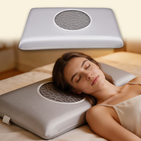 SUPER Neuerscheinung Großhandel Maßgefertigtes Kühlgel-Memory-Foam-Kissen für Bett Nackenentlastung Superking-Größe Seidenähnliches Ergonomisches Kissen